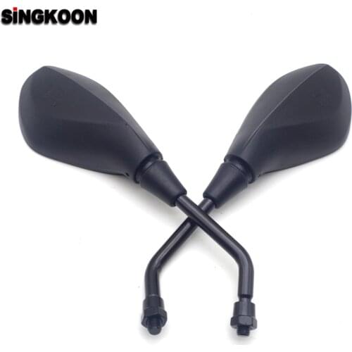 For honda pcx 125 cb500x yamaha fazer 600 piaggio mp3 dax 10mm Motorcycle Rearview Mirrors Scooter Side Mirror retroviseur moto