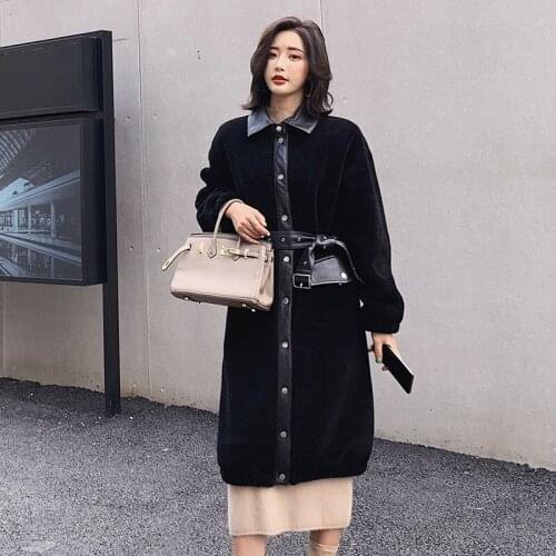 Real Fur Coat Women Korean 100% Wool Jacket Women Clothes 2020 Sheep Shearing Winter Coat Women Manteau Femme B12F55155 YY1185