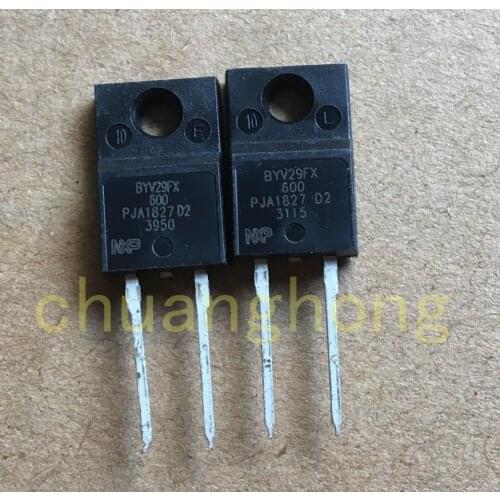 1pcs/lot BYV29FX600 original packing new Rectifier diode TO-220F-2 BYV29FX BYV29FX-600