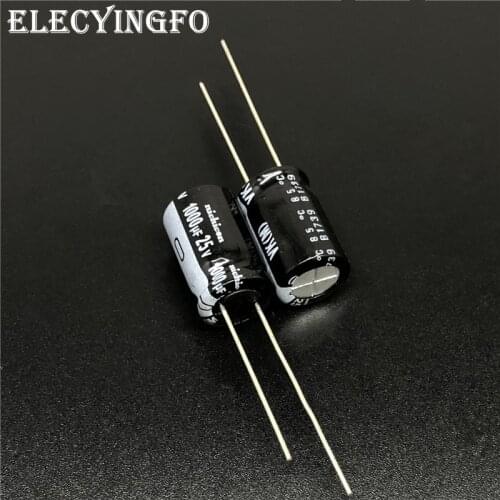 10pcs/100pcs 1000uF 25V NICHICON VK Series 10x16mm 25V1000uF Small Size High Quality Aluminum Electrolytic Capacitor