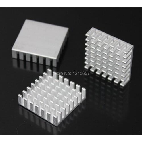 2000PCS lot Heatsink Manufacturer 28x28x8mm Heat sink Sliver Cooling Chipset IC LED Aluminum Heatsinks