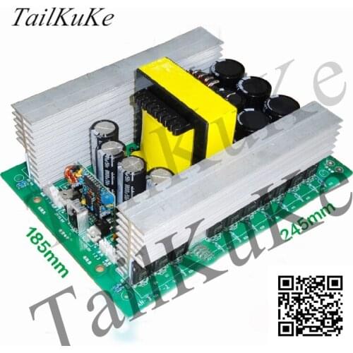 36V Inverter Module EE85 Core High Frequency Copper Strip Transformer High Power Inverter Booster Plate Square Wave Push-pull