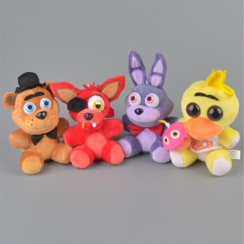 4 Pcs FNAF Baby Kids Doll Gift Plush Toy, Freddys Plush Toy Free Shippingh