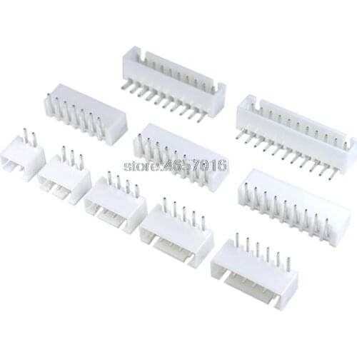 40pcs XH 2-12pin 2.54mm pitch Socket Connector Right Angle Pin Header good Female connector