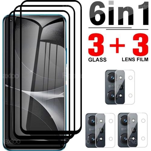 6in1 Front Screen Camera Lens Tempered Protective Glass For Oppo Realme GT Neo2 Protection Glass For Realmi GT Master GT Neo
