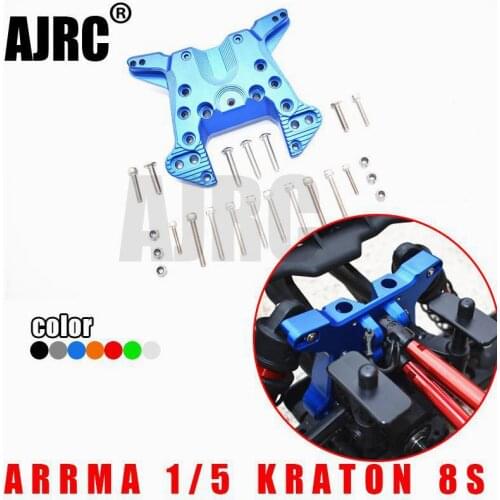 ARRMA 1/5 KRATON 8S ARA110002T1/ARA110002T2 aluminum alloy porous position adjustable rear shock absorber mount ARA320476