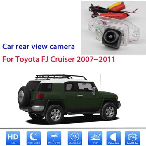 Car Camera For Toyota FJ Cruiser 2007 2008 2009 2010 2011 CCD License Plate camera rear view camera Night Vision Waterproof