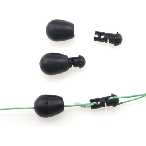 Rompin 20pcs Quick Change Beads Shock Beads Ledger Bomb Setup Change Hook Length Release Beads for Carp Fishing Accessories