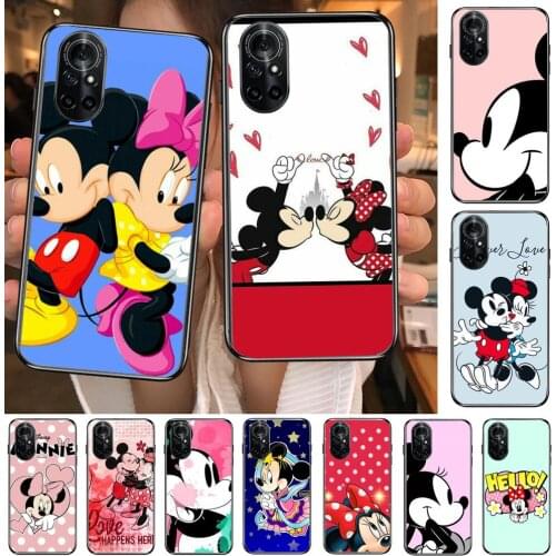 Mouse World Clear Phone Case For Huawei Honor 20 10 9 8A 7 5T X Pro Lite 5G Black Etui Coque Hoesjes Comic Fash design