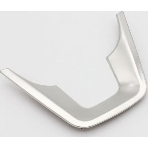 For Hyundai Creta IX25 Silver Stianless Steel Car Accessories Steering wheel decoration buttons cover trim