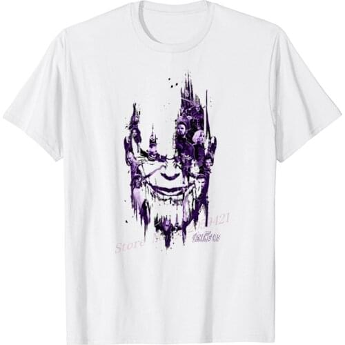 Thanos Smirk T Shirt Avenge Mens T-shirt t shirt cotton tshirt summer fashion t shirt men Clothing