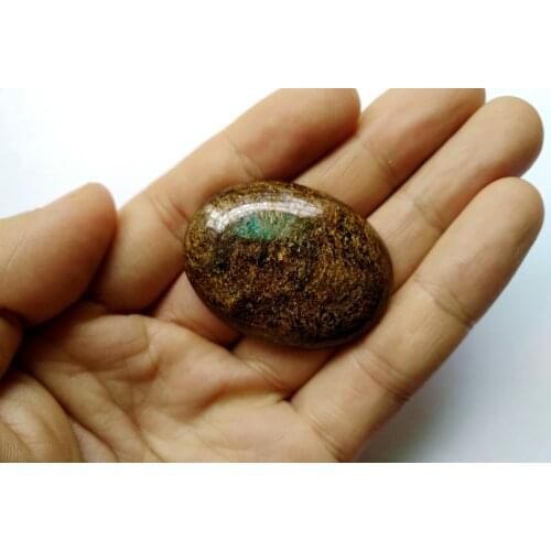Natural Bronzite stone Beads Cabochon 30x40mm Oval gem Stone Cabochon for pendant ring face 1piece
