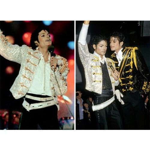 2020 mens clothing Michael Jackson costume sequins plus size DJ stage nightclub rock singer dance Costome
