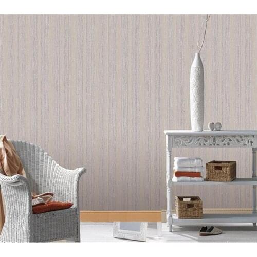 Beibehang Modern simple vertical stripes non-woven wallpaper living room bedroom TV background wall home decoration 3d wallpaper