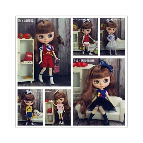 Clothes for TAKARA licca doll clothes Blythe small doll clothes beautiful JC5 dolls gift for girl