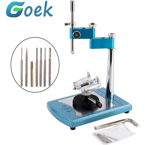 Dental Lab Surveyor Simply Parallel Surveyor Visualizer Fully Adjustable Tool Square Base Parallel Observation Blue Color