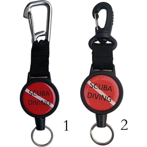 Scuba Dive Gear Holder Lanyard Diving Fin Mask Light Keeper Strap Retractor