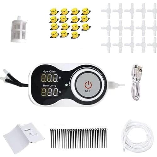 Smart Drip System Automatic Watering Device Timer Intelligent Drip Water Pump Digital Garden Self-Watering Kit