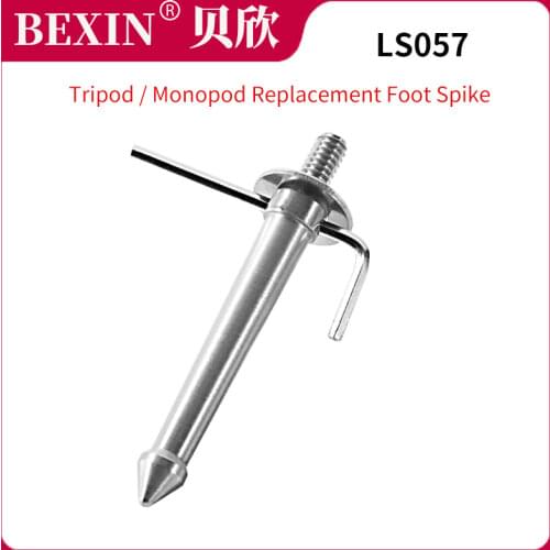 Universal 120mm 65mm 3/8 Inch Tripod Replacement Foot Spike For Bogen Manfrotto Gitzo Benro RRS SIRUI Tripod Monopod Mount