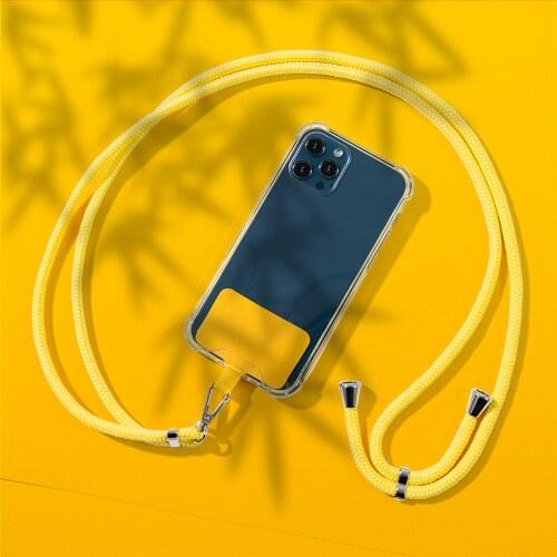 Universal Lanyard Removable Neck Phone Cover Nylon Plastic Patch PP Cord For All Case