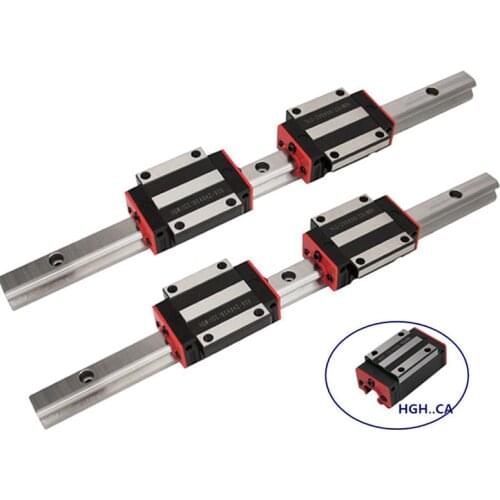 High assembly! 20mm linear rail HGR20 550/600/650mm linear guide +slider block HGH20CA / HGW20CC for cnc z axis parts