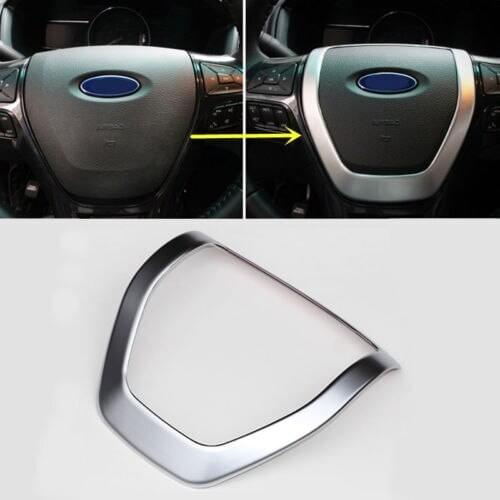 1pcs ABS Steering Wheel Decorated Frame For Ford Explorer 2016