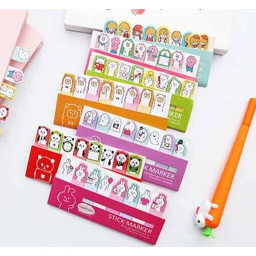 3 Pack Mini Cute Cartoon Animals Cat Memo Pad Sticky Notes Notebook Stationery Note Paper Stickers School Supplies