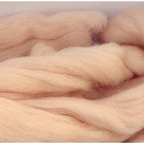 50g Merino Roving Wool Fibre Dyed Wool Tops DIY Needle Felting Felting Wool Wool Fiber Light Pink