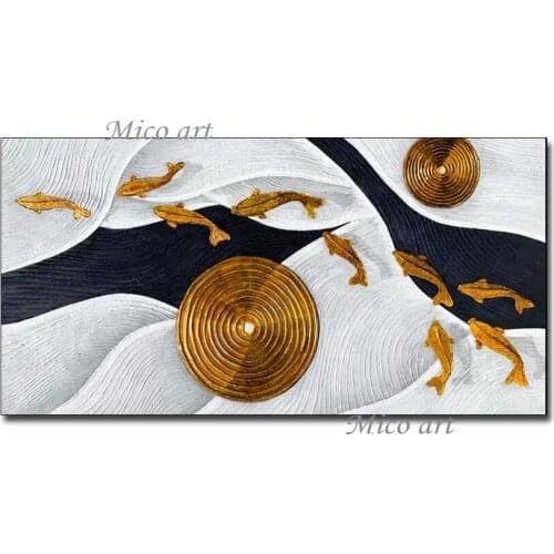 Abstract Gold Textured New Hand Painted Oil Painting Modern Home Living Room Decorative Items Abstract Wall Canvas Art Picture