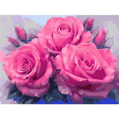 Flowers Adults Diy Cross Stitch 11ct Embroidery Design DIY Cross Stitch Embroidery 11CT Dropshipping