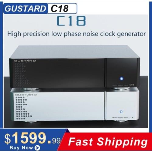Gustard C18 10M Master Clock SC Cut OCXO High precision low phase noise clock generator Sine Wave and Square Wave Output