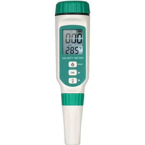 Salinity Meter ATC Salinometer Halometer Salt Gauge Salty Brine Meter Seawater Salinity Refractometer Food Salinity Tester Meter
