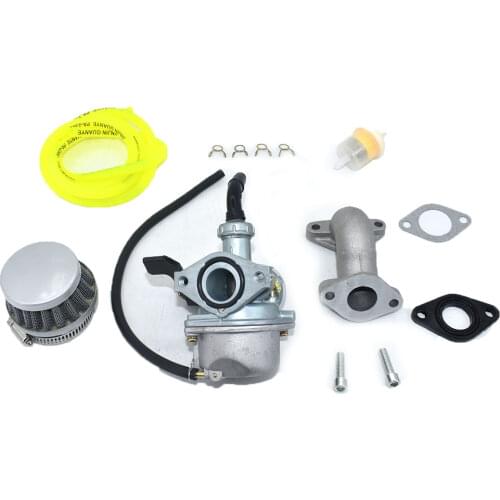 PZ19 19mm PZ22 22mm Motorcycle Carburetor With fuel hose air oil filter Inlet Valve For ATV Dirt Bike Go Kart Carb Hand choke
