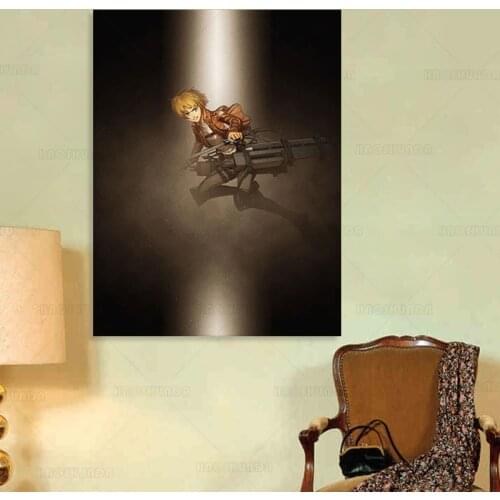 Printed Attack on Titan Japan Anime Canvas Painting Wall Art Armin Arlert Poster Home Decor Pictures Living Room Modular
