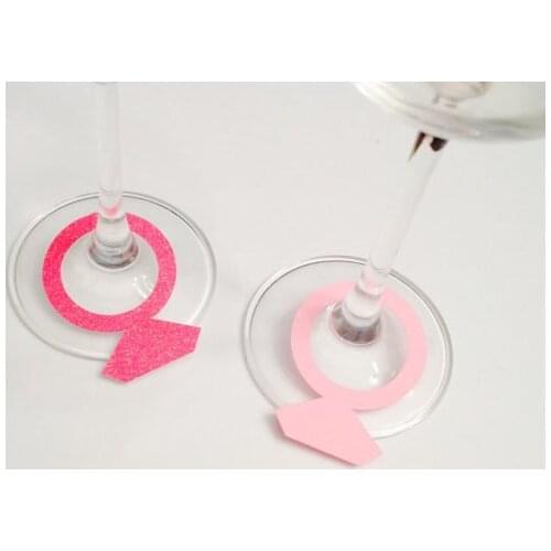 Diamond ring Wine Glass markers tags Wedding Party Decorations bridal shower bachelorette Hens party table name cards