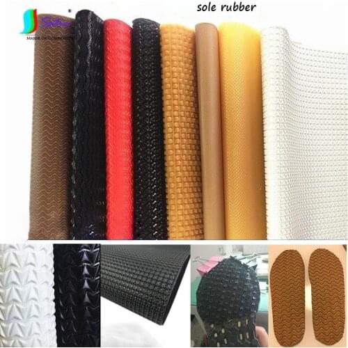 Red,White,Yellow,Khaki,Brown Thickening Non-slip Lines Diy Handmade Repair Shoe Material Rubber Thickness 2.5MM,3MM S0738L
