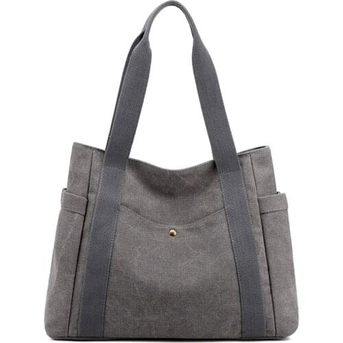 Summer Women Canvas Bag Ladies Hand Shoulder Bags for Women 2021 High Quality Female Casual Totes Bag Large Capacity Handbags