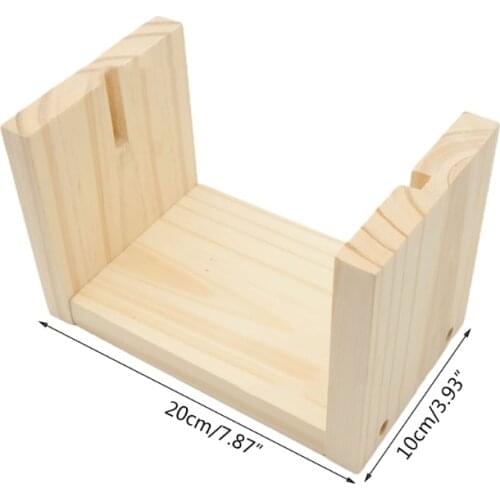 M17D 1Pc Winding and Dispensing Knitting Crochet, Wooden Frame Wood Yarn Holder for Preventing Yarn Tangling Knitting