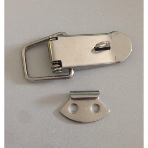 Hardware Flap Design Metal Spring Fixed 2.1" Long Toggle Latch Hasp