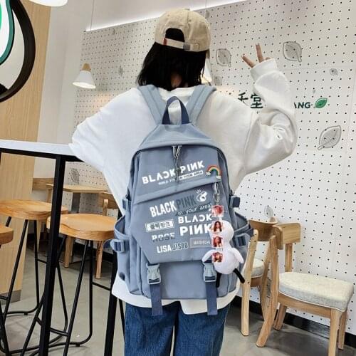 Fashion Style Anime Pattern Backpack Oxford Cloth Bookbag High Capacity Travel Bag for Students Girls Boys 2021