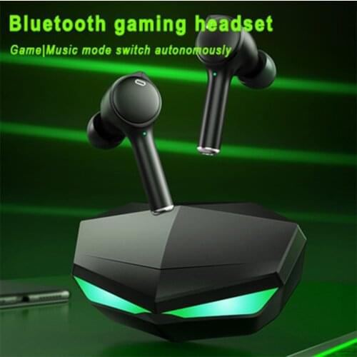 TWS Gaming Bluetooth Headset Low Latency Sports Protection External Dual Mode Test Electricity Music Bluetooth Headset