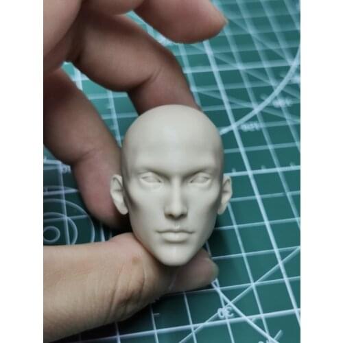 1/6 Scale the Final Fantasy Reno BJD Style Unpainted Head Model for 12''Figure Toys Gifts DIY