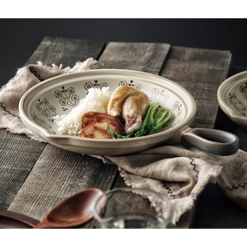 Nordic Style Ceramics Pot Cooking Pan Cookware-Baking Accessories EGG-Pan None Stick Pancake Multi Function