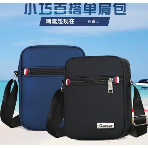 2021 New Fashion Crossbody Bags Casual Mens Bag Waterproof Oxford Cloth Bag Mobile Phone Bag Sports Shoulder Bag Messenger Bags