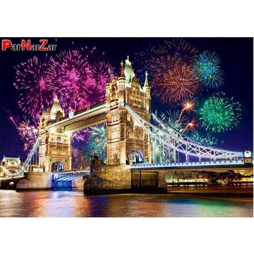ParNarZar 5D DIY Diamond Painting Kits - Gorgeous Fireworks - For Home Wall Decorations