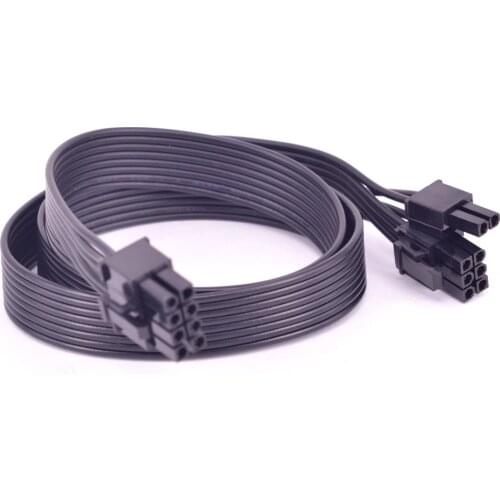 PCI-e GPU 8pin to 6+2Pin Power supply Cable PCIe Graphics card 6pin to 8pin male to male power cord For Corsair CS series