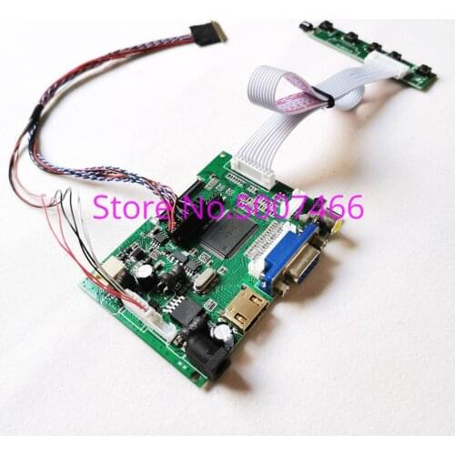 Fit LP156WH2 (TL)(F1)/(TL)(FA)/(TL)(G1)/(TL)(G2) 1366*768 LVDS 2AV VGA LED 40-Pin LCD panel display control drive card kit