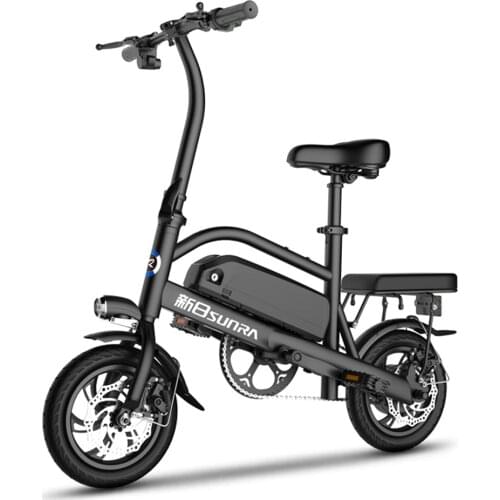 Folding Electric Bicycle Lithium Battery Car Driving Super Light Power Small