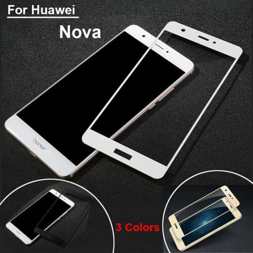 For Huawei Nova New 0.26mm 2.5D Ultra Thin Full Cover Premium Tempered Glass Front Screen Protector Film For Huawei Nova 5.0"