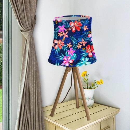 Vintage Traditional Floral Prints Cloth Lamp Shade Modern Light Shade for Wall Lamp Table Lamp Home Decoration Fabric Art Deco